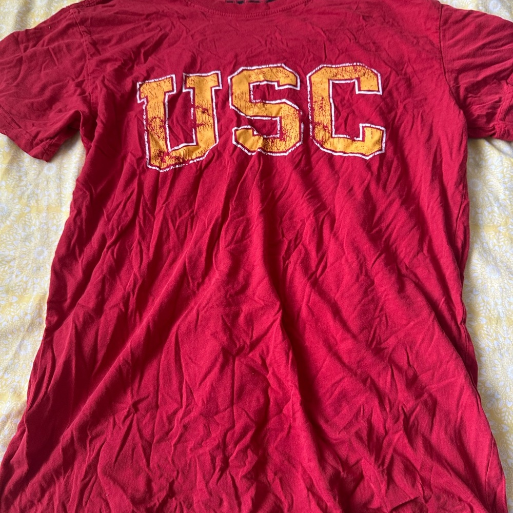 USC Red Short Sleeve Tee